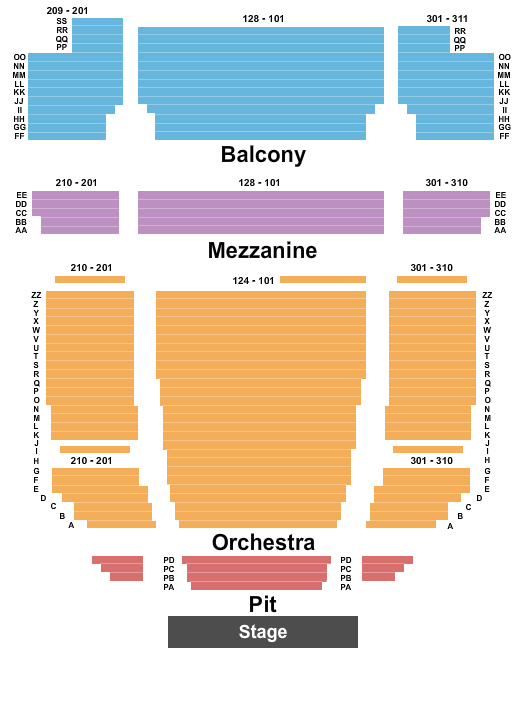 Popejoy Hall Beauty And The Beast Seating Chart